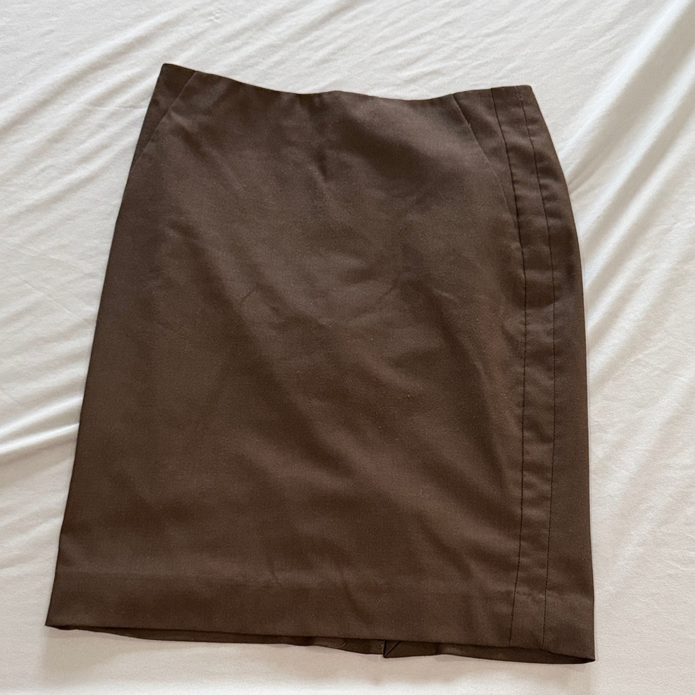 The Limited Brown Pencil Skirt - Sleek Tailored Design